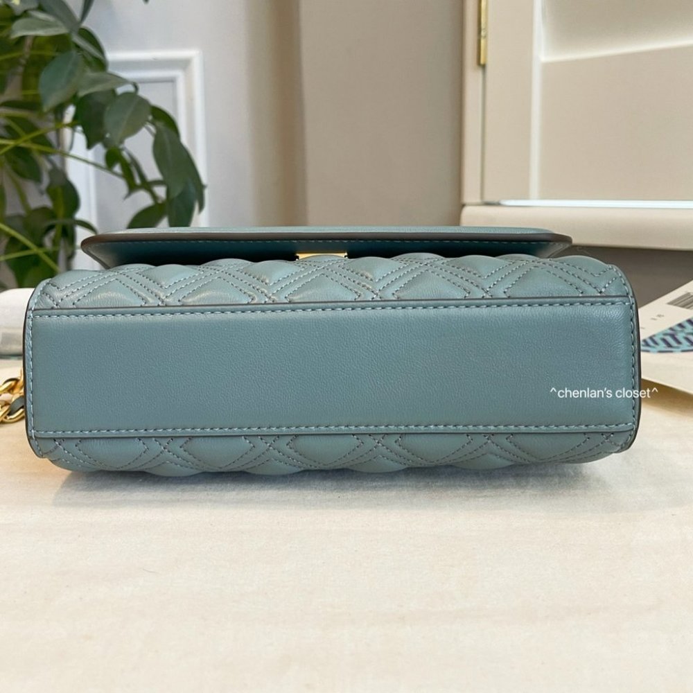 🔥 NeW! Tory Burch Fleming Small Convertible Shoulder Bag - Picture 12 of 17